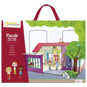 Puzzle Décor 3D - La escuela