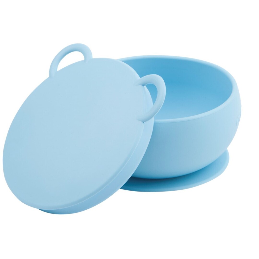Bol con ventosa - Bowly baby blue
