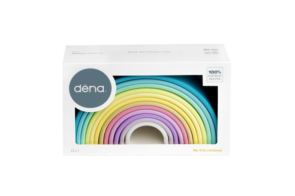 Arco iris pastel de silicona