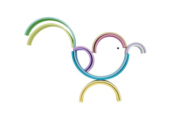 Arco iris pastel de silicona - Imagen 17