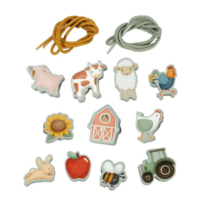 Figuras de madera para enlazar - Granja - Imagen 3