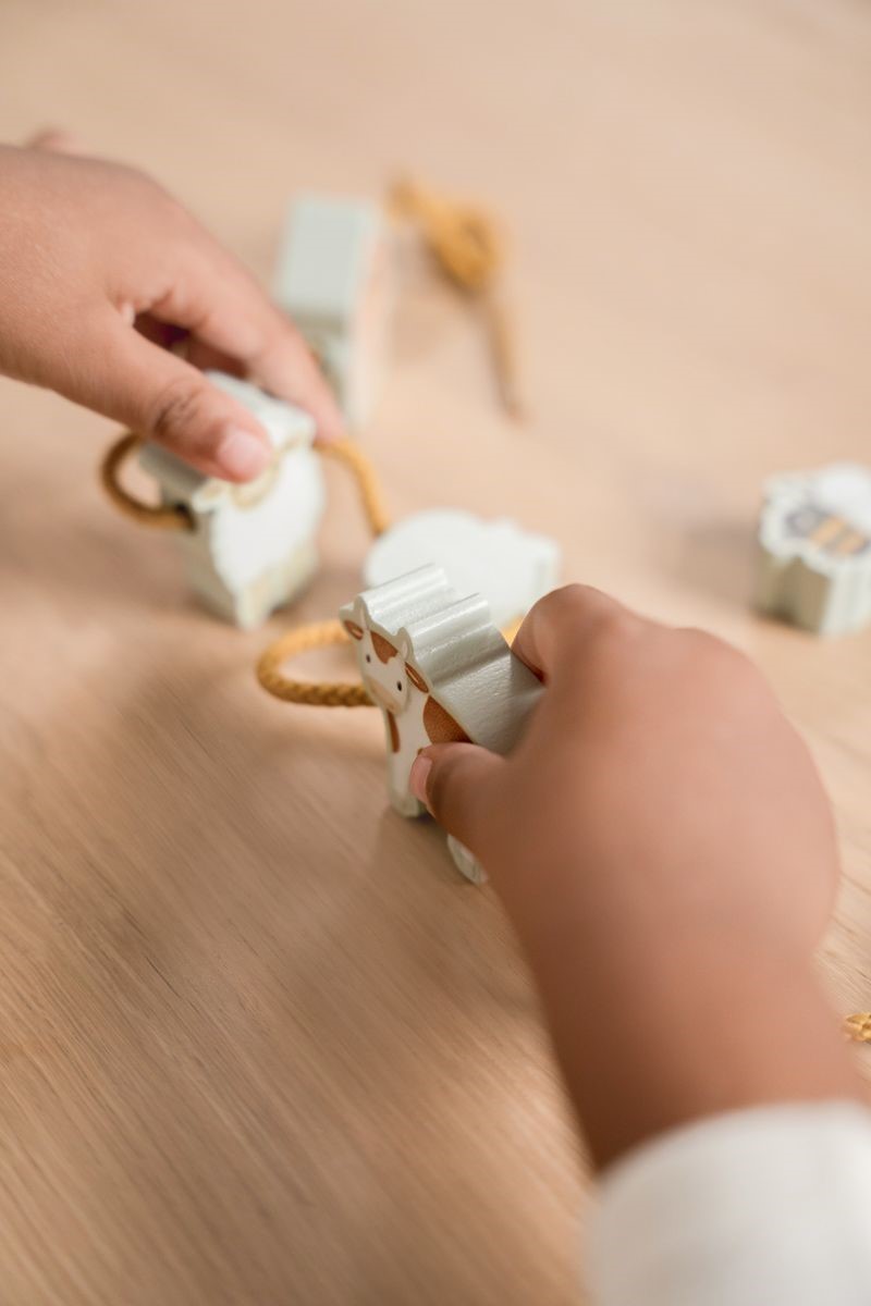 Figuras de madera para enlazar - Granja - Imagen 9
