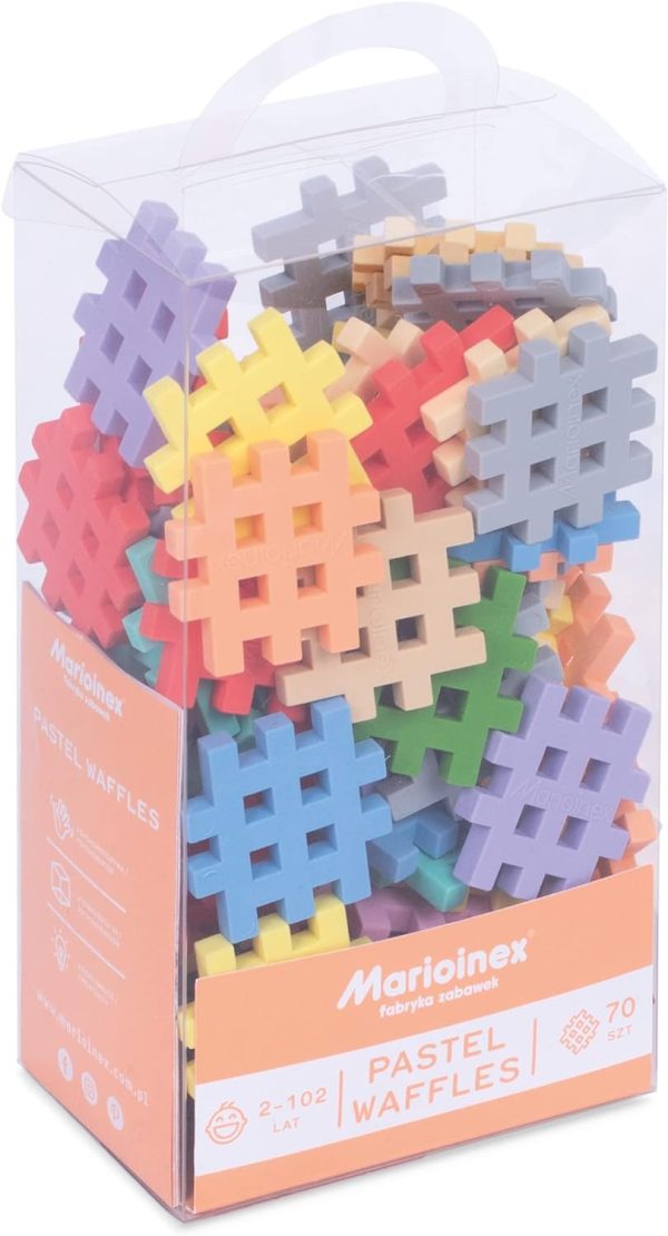 Bloques Marioinex - 70 piezas pastel