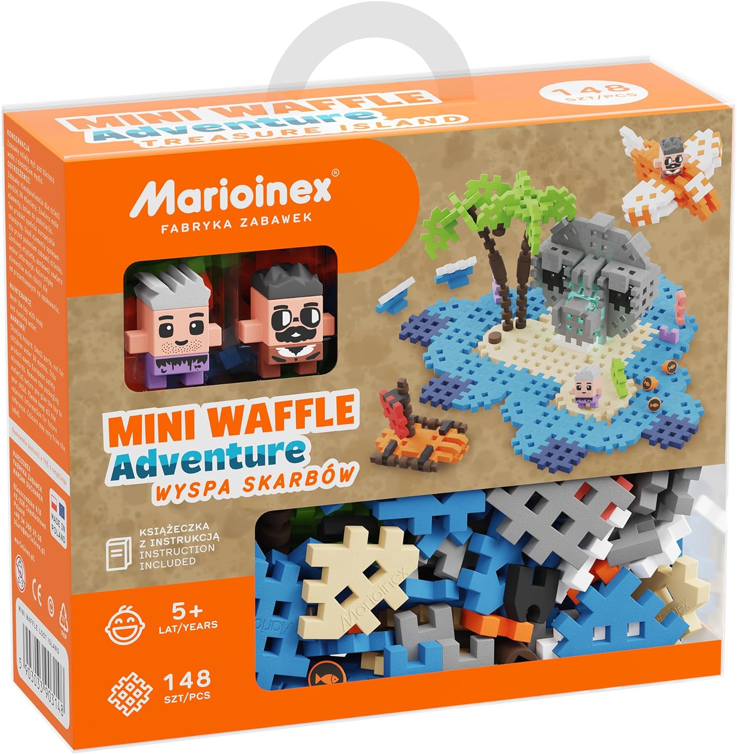 Bloques Marioinex - Isla del tesoro (144 piezas)