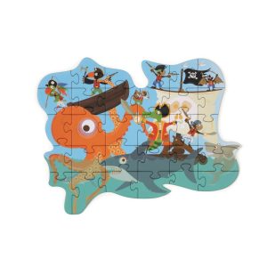 Puzzle contorno - Piratas