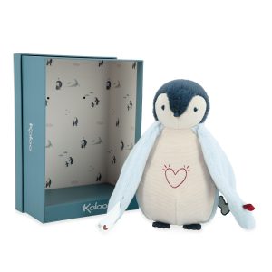 Luz nocturna de peluche - Pingüino azul