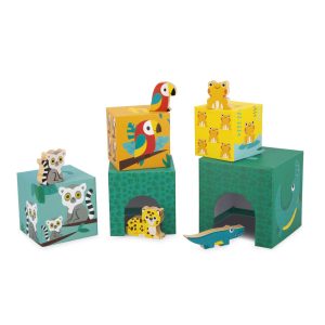 Cubos apilables con figuras