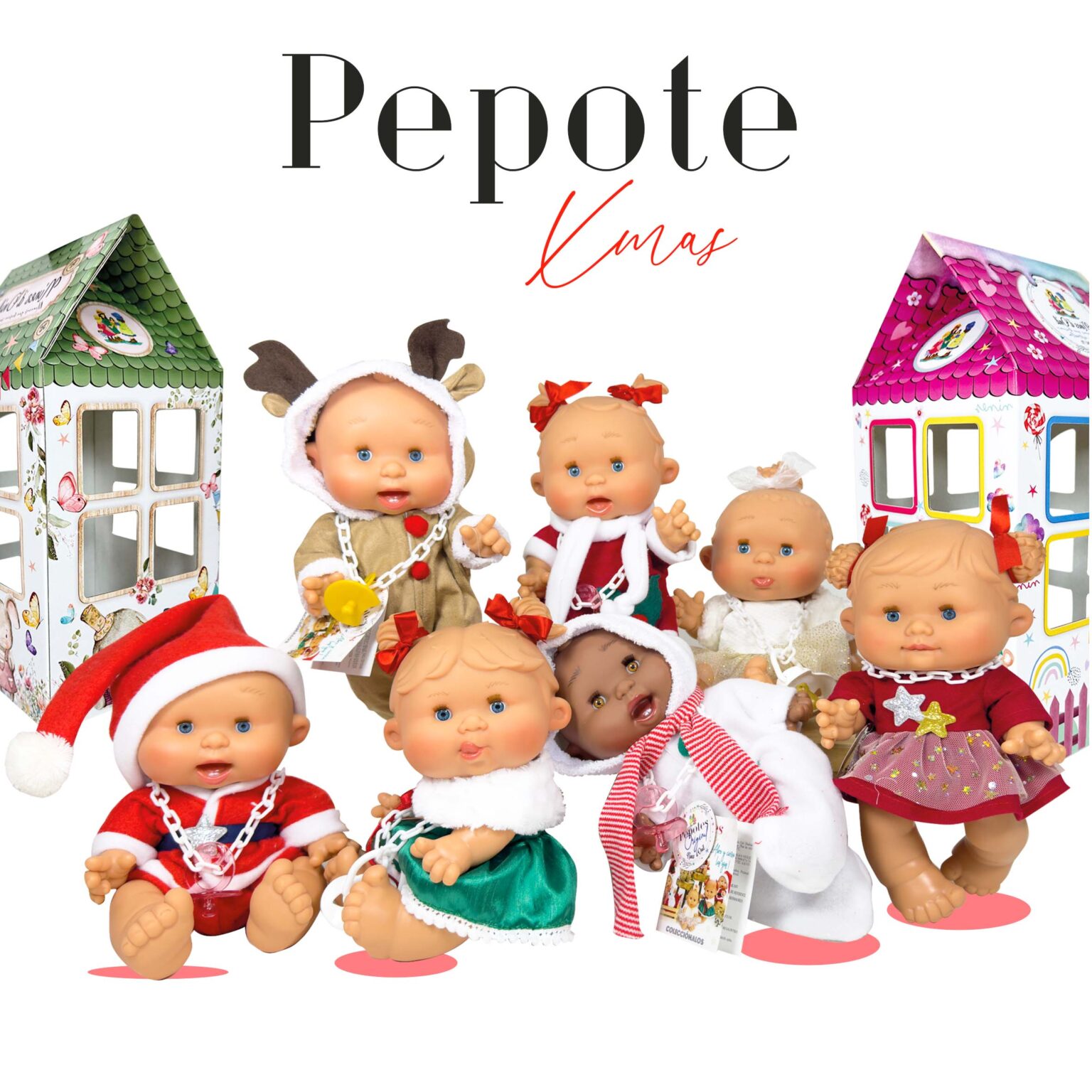 Muñecas Pepote Xmas