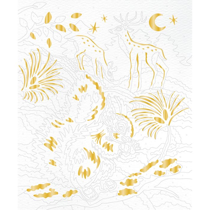 Pintura por numeros - Animales del bosque - Imagen 12