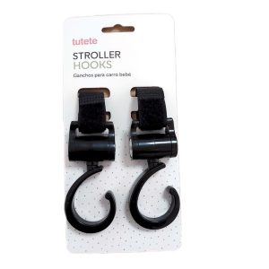 2 Ganchos para Silla de Paseo Negros