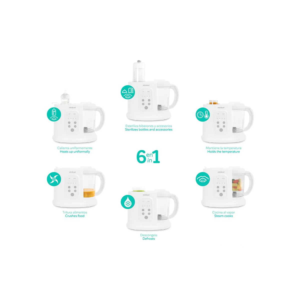 Chefy 6 - Robot cocina 6 en 1 - Imagen 3