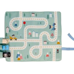 Juego mantel - Circuito con coches