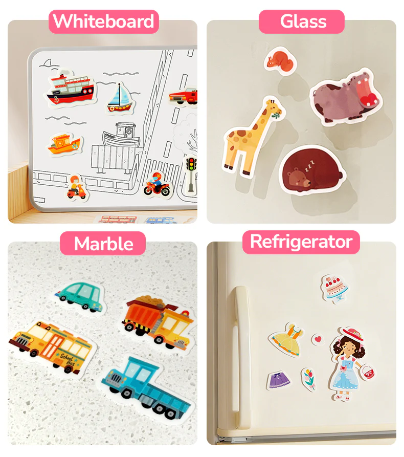 Pegatinas de gel reutilizables - Imagen 11