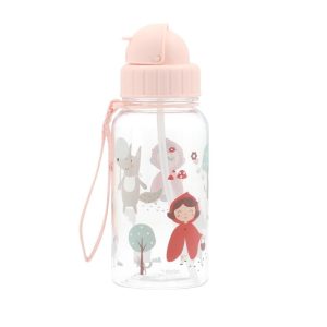 Botella agua con pajita - Little Red