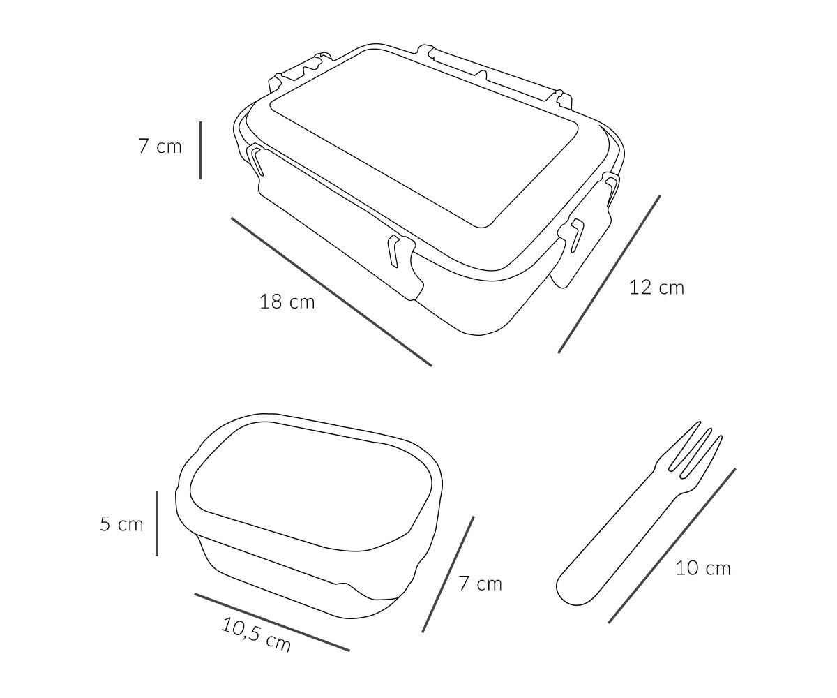 Caja de almuerzo Bento - Magical Forest - Imagen 6