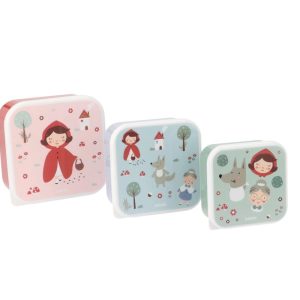 Set 3 cajas de almuerzo - Little Red