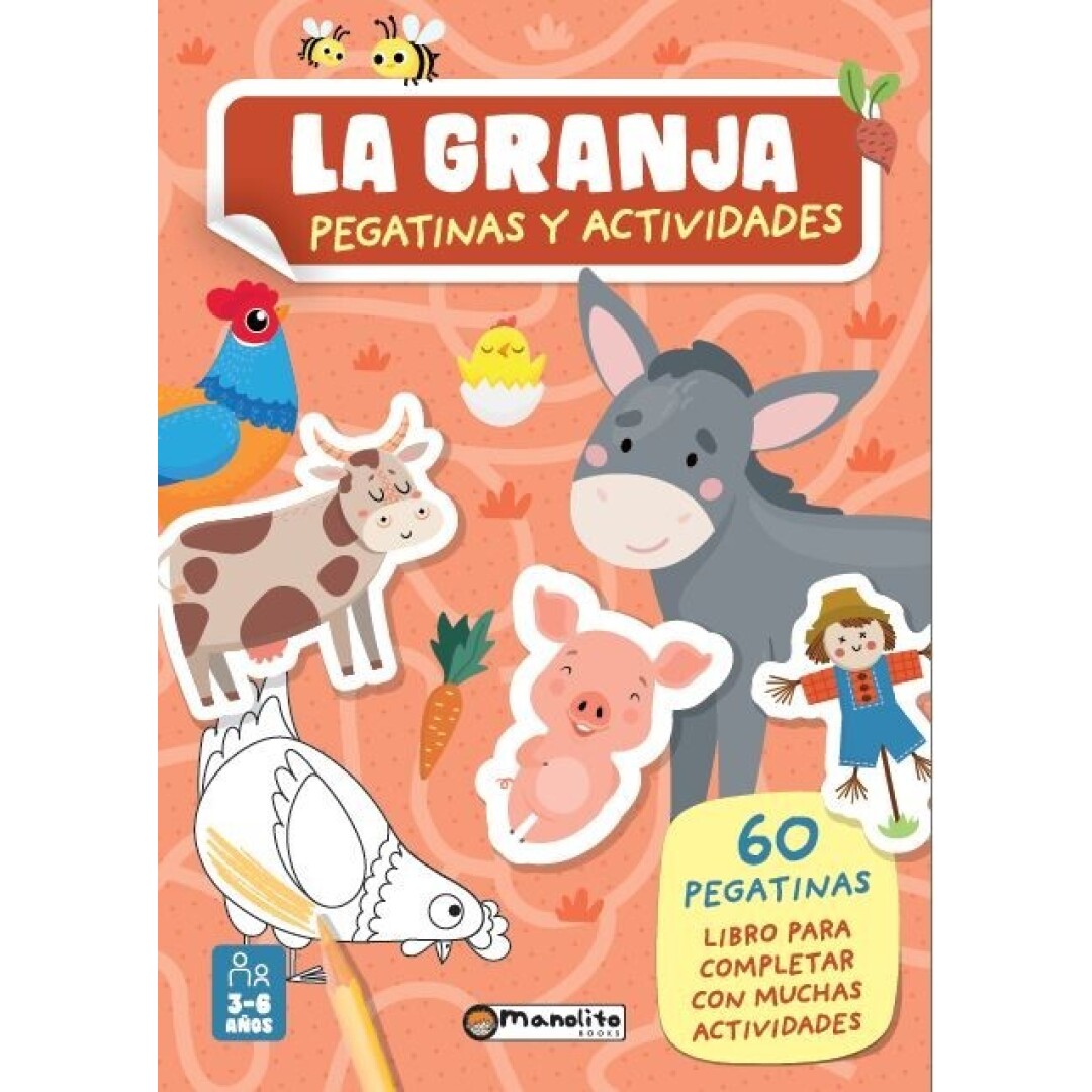 La granja - Pegatinas y actividades - Mamalui