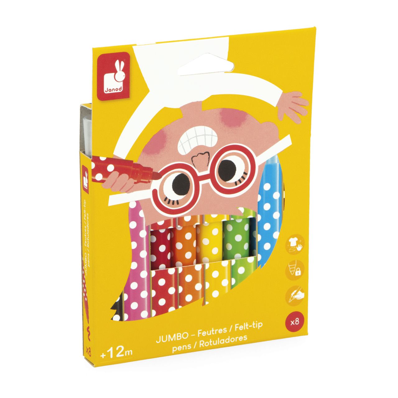 Rotuladores Jumbo (8 uds)