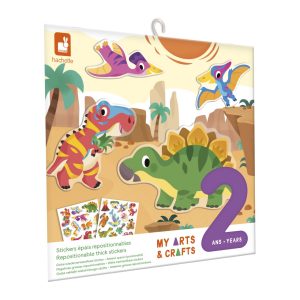 Pegatinas reposicionables - 2 años Dinosaurios