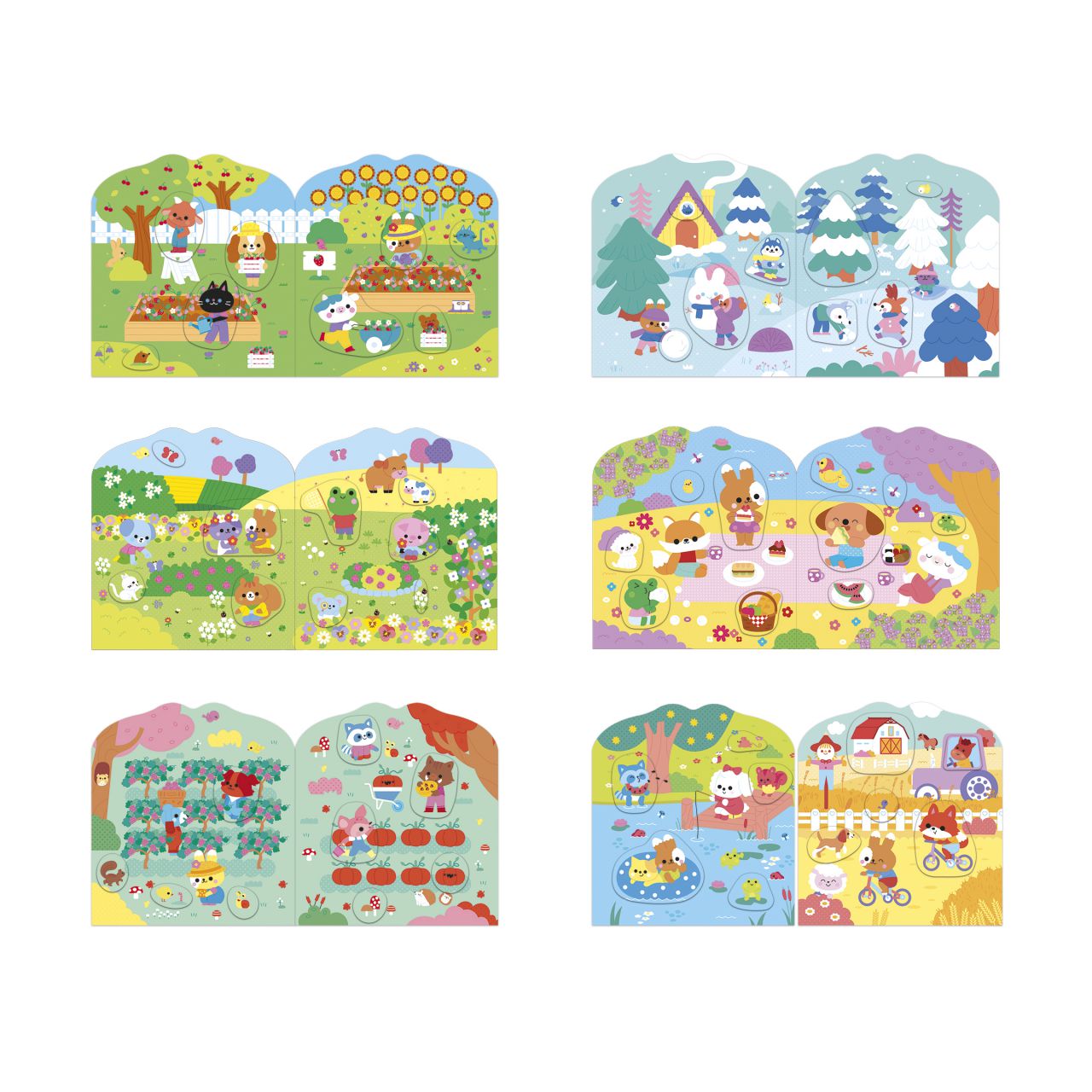 Cuaderno de pegatinas - El campo - Imagen 2