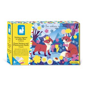 Manualidades - pegatinas de espuma y arena