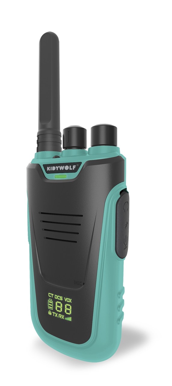Walkie Talkies - Kidytalk Natural y Cyan - Imagen 5