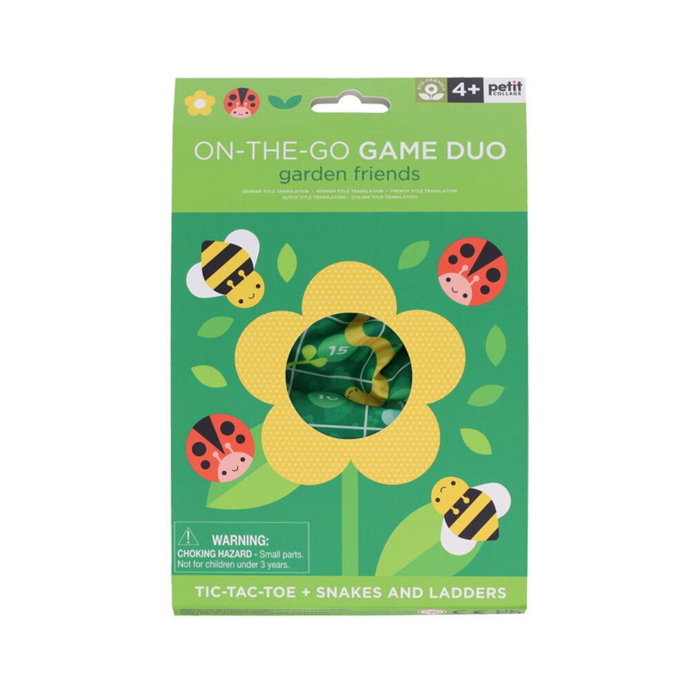 Juego de viaje: amigos del jardín