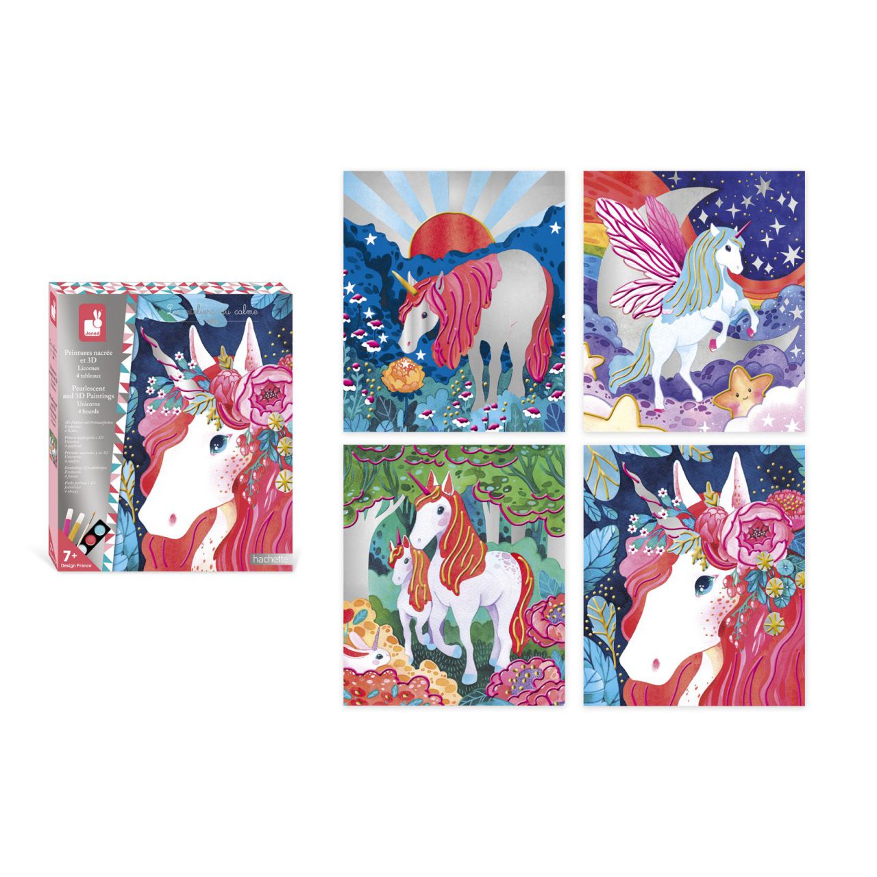 Pinturas nacaradas y en 3D - Unicornios - Imagen 2