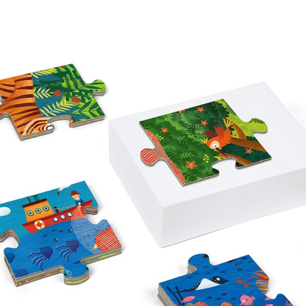 Puzzle secreto con gafas - Bosque - Imagen 3