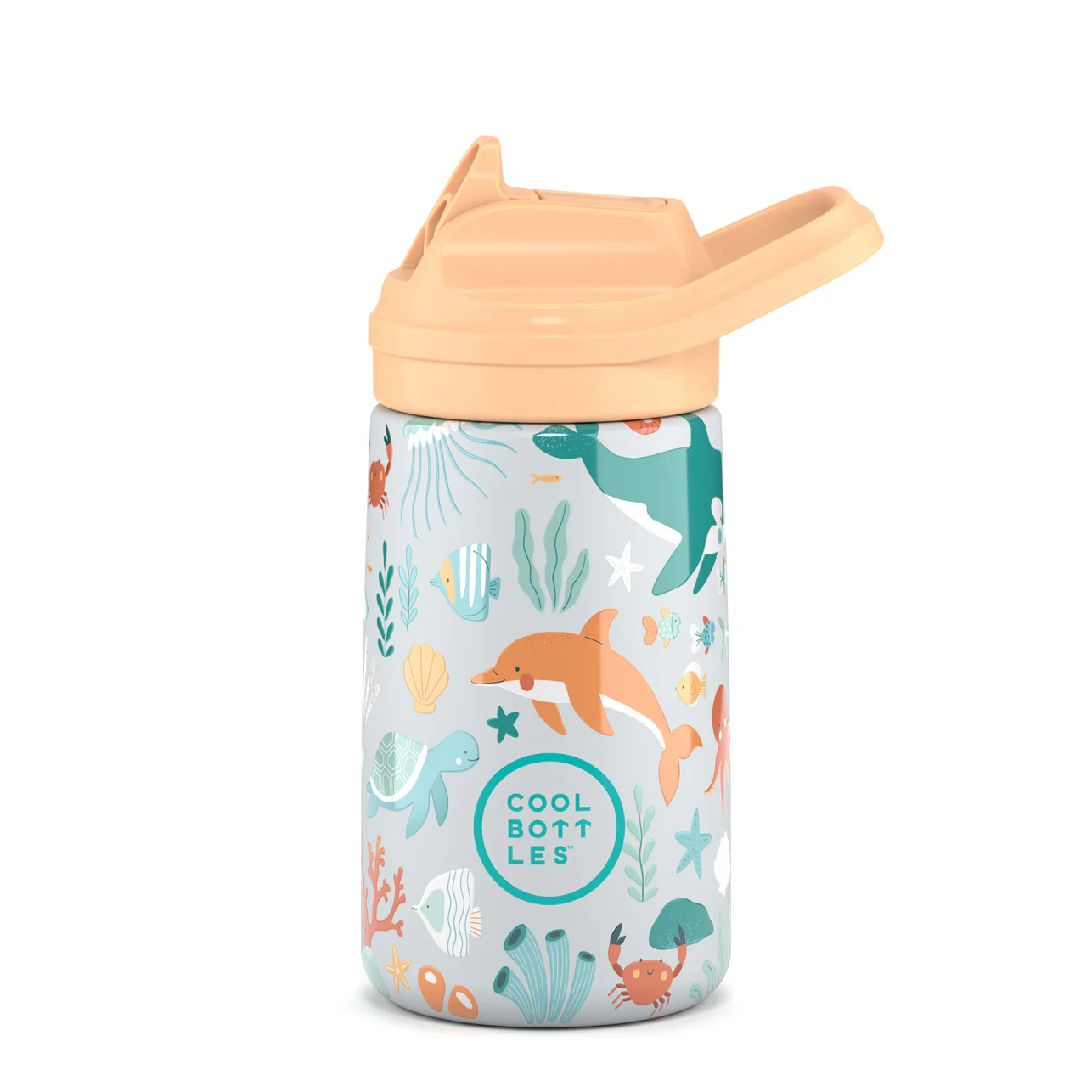 Botella térmica 350ml Pajita silicona - Underwater world - Imagen 5