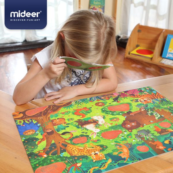 Puzzle secreto con gafas - Bosque - Imagen 5