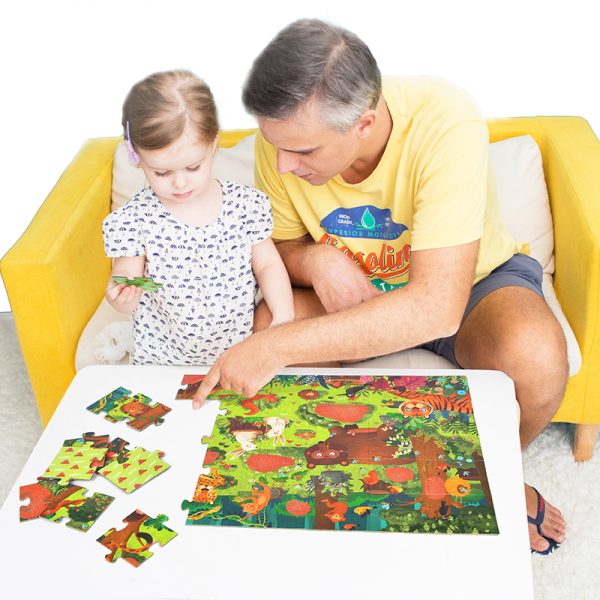 Puzzle secreto con gafas - Bosque - Imagen 6