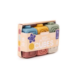 Cubos apilables de silicona