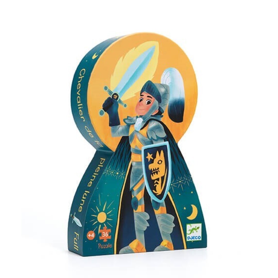 Puzzle Silueta - Caballero de la luna