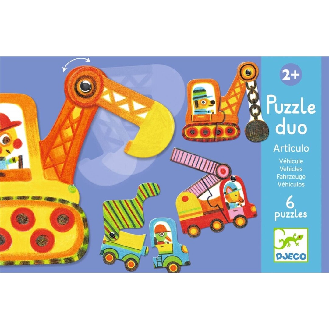 Puzzles articulados: vehículos