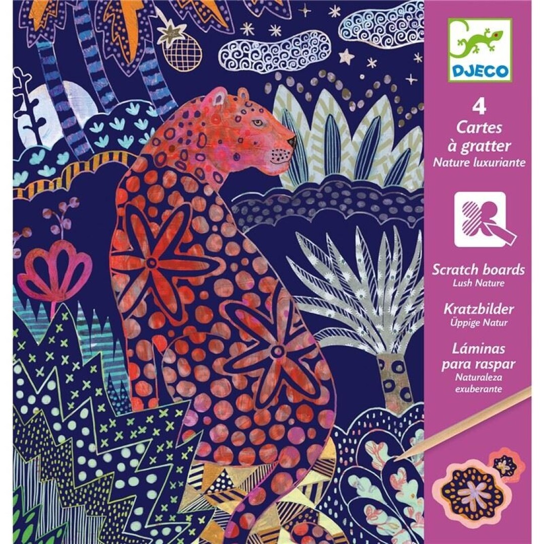 Cuadros para rascar - Natura exuberante