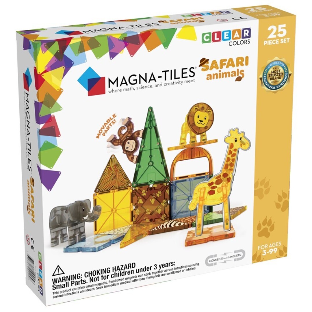Magna-tiles Safari animals (25 piezas)