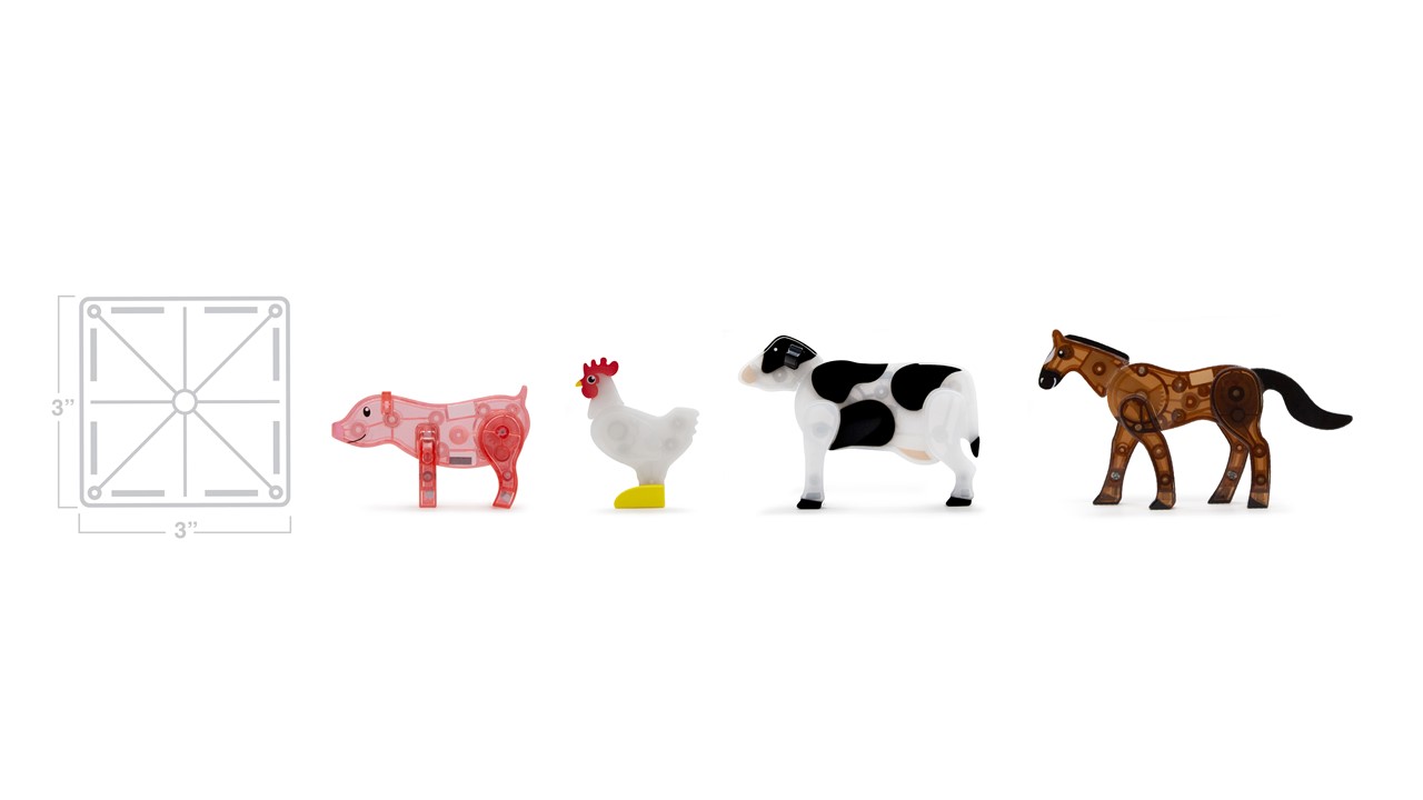 Magna-tiles Farm animals (25 piezas) - Imagen 8