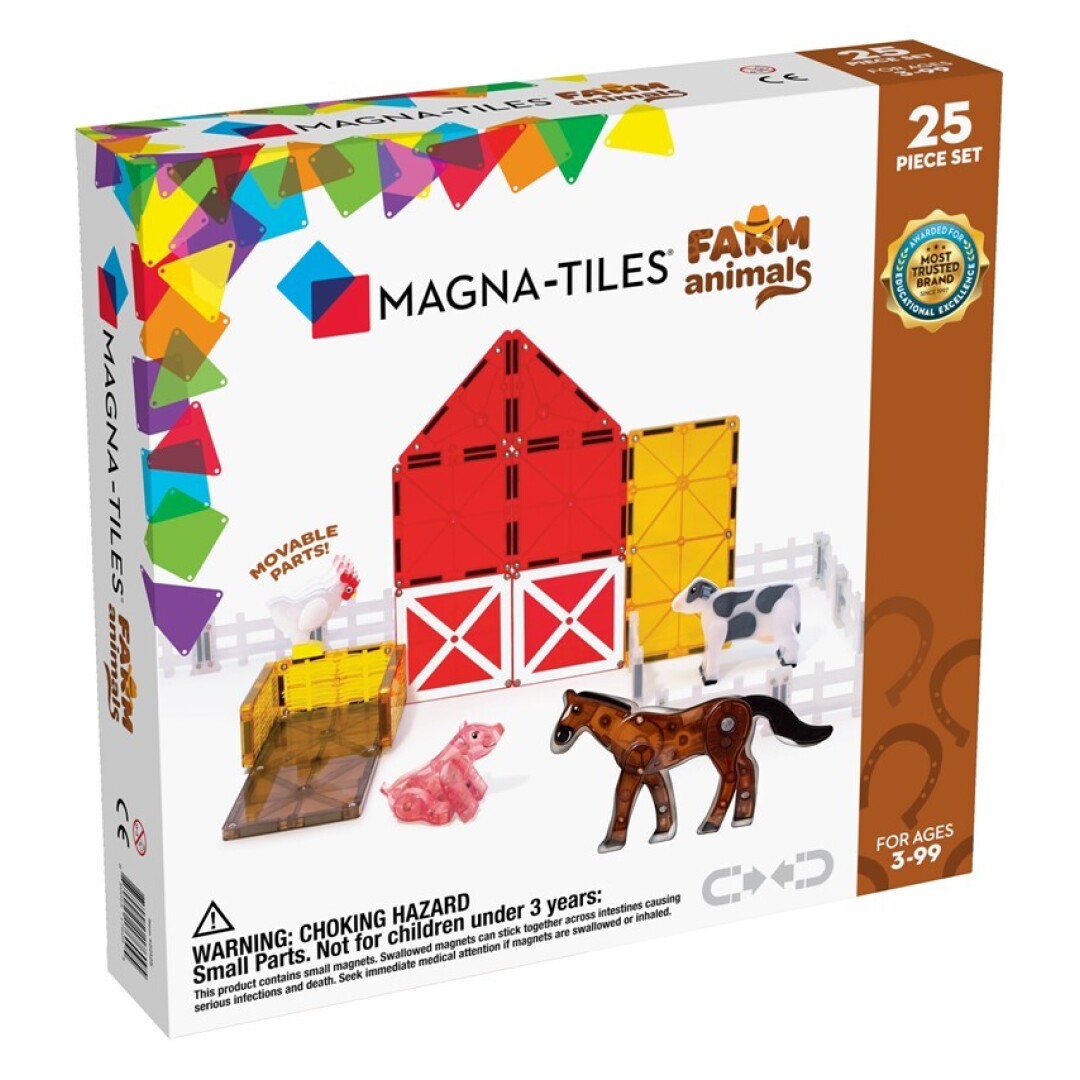 Magna-tiles Farm animals (25 piezas)