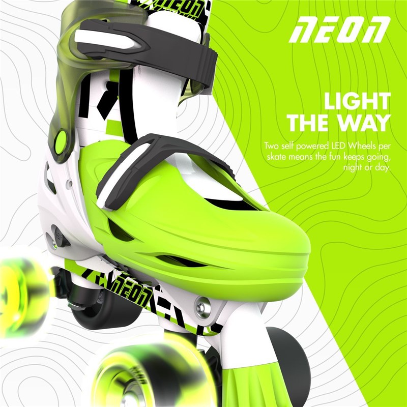 Patines Combo Neón Goteki verde - Imagen 7