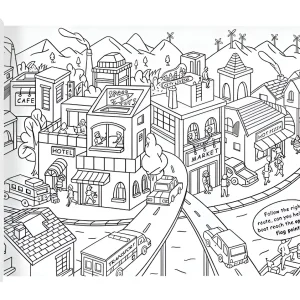 Rollo colorear 10m Mideer - City