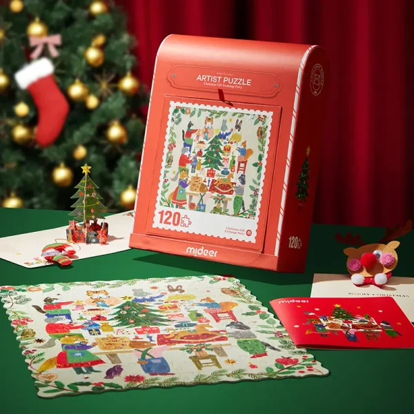 Puzle Artístico Navideño Infantil