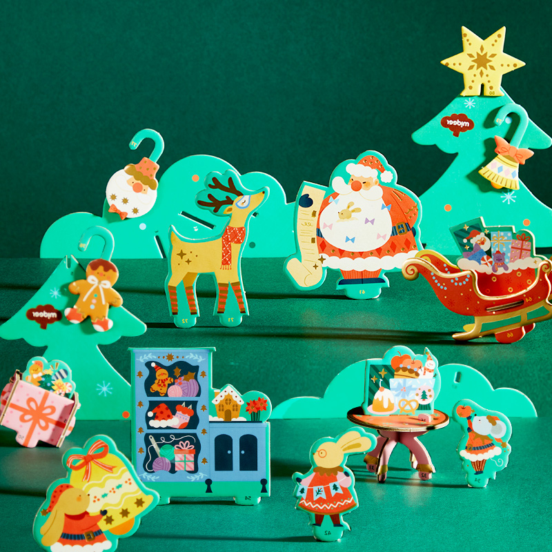 Puzzle 3D Árbol de Navidad con Música y Luces LED - Imagen 3