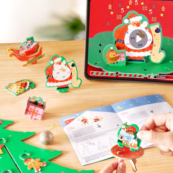 Puzzle 3D Árbol de Navidad con Música y Luces LED - Imagen 9