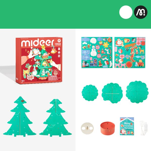 Puzzle 3D Árbol de Navidad con Música y Luces LED - Imagen 8
