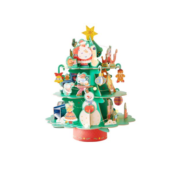 Puzzle 3D Árbol de Navidad con Música y Luces LED