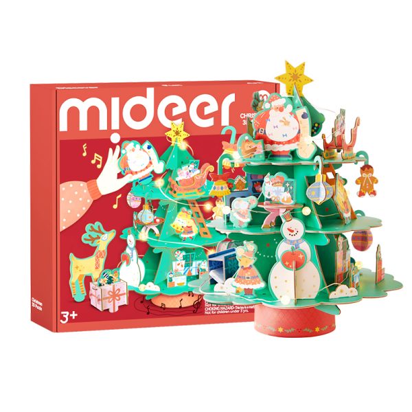 Puzzle 3D Árbol de Navidad con Música y Luces LED - Imagen 5
