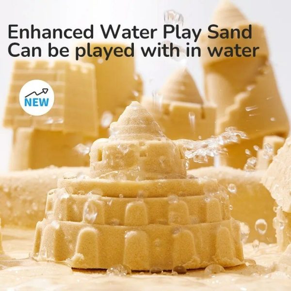 Set de Arena Cinética Infantil con Accesorios – 2 kg arena - Imagen 4