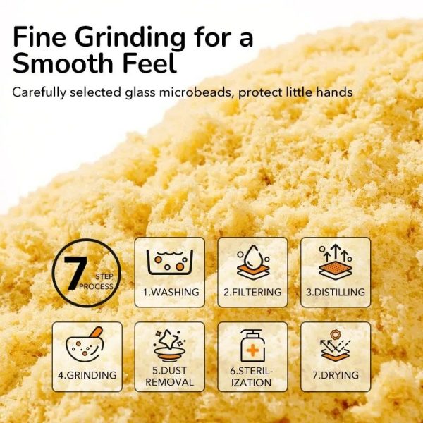 Set de Arena Cinética Infantil con Accesorios – 2 kg arena - Imagen 5