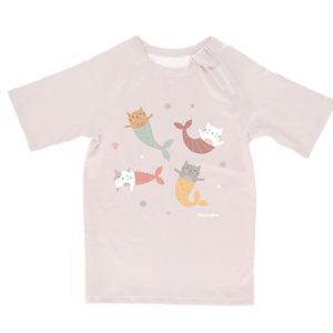 Camiseta Protección Solar Manga corta Mermaid Cats
